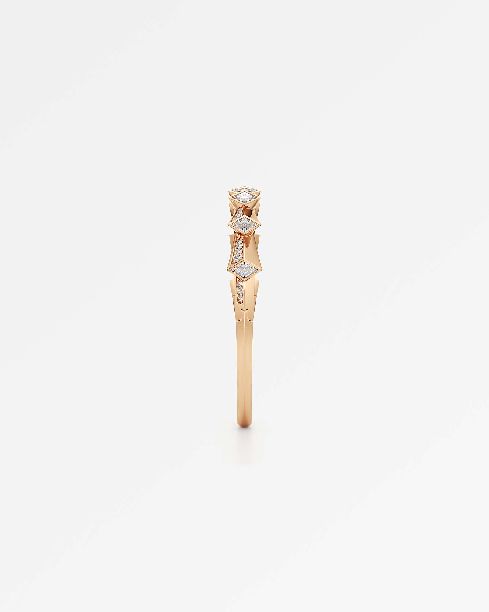 AM To Beyond Resonova Diamond Bangle, in 14K Rose Gold (2.51 ctw)