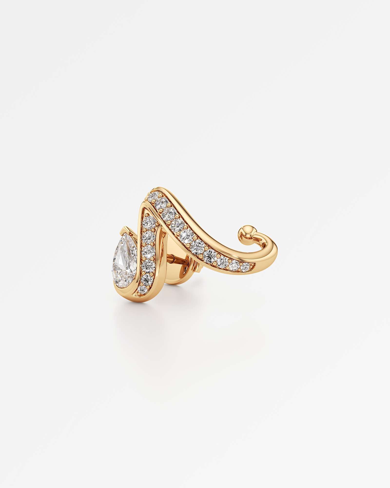 You Tendril Diamond Earrings, in 14K Yellow Gold (0.99 ctw)