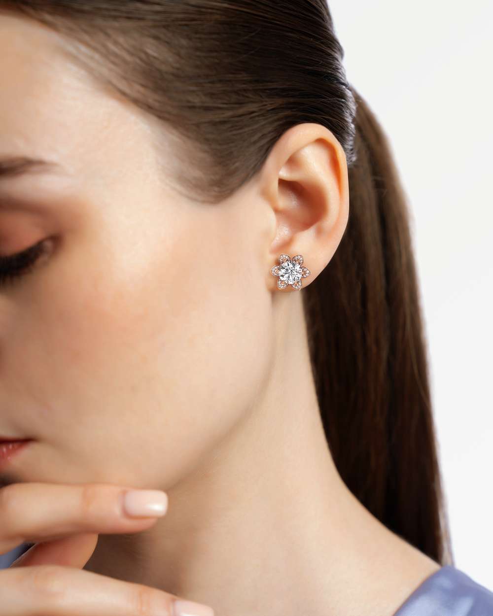 Evora Diamond Stud Earrings