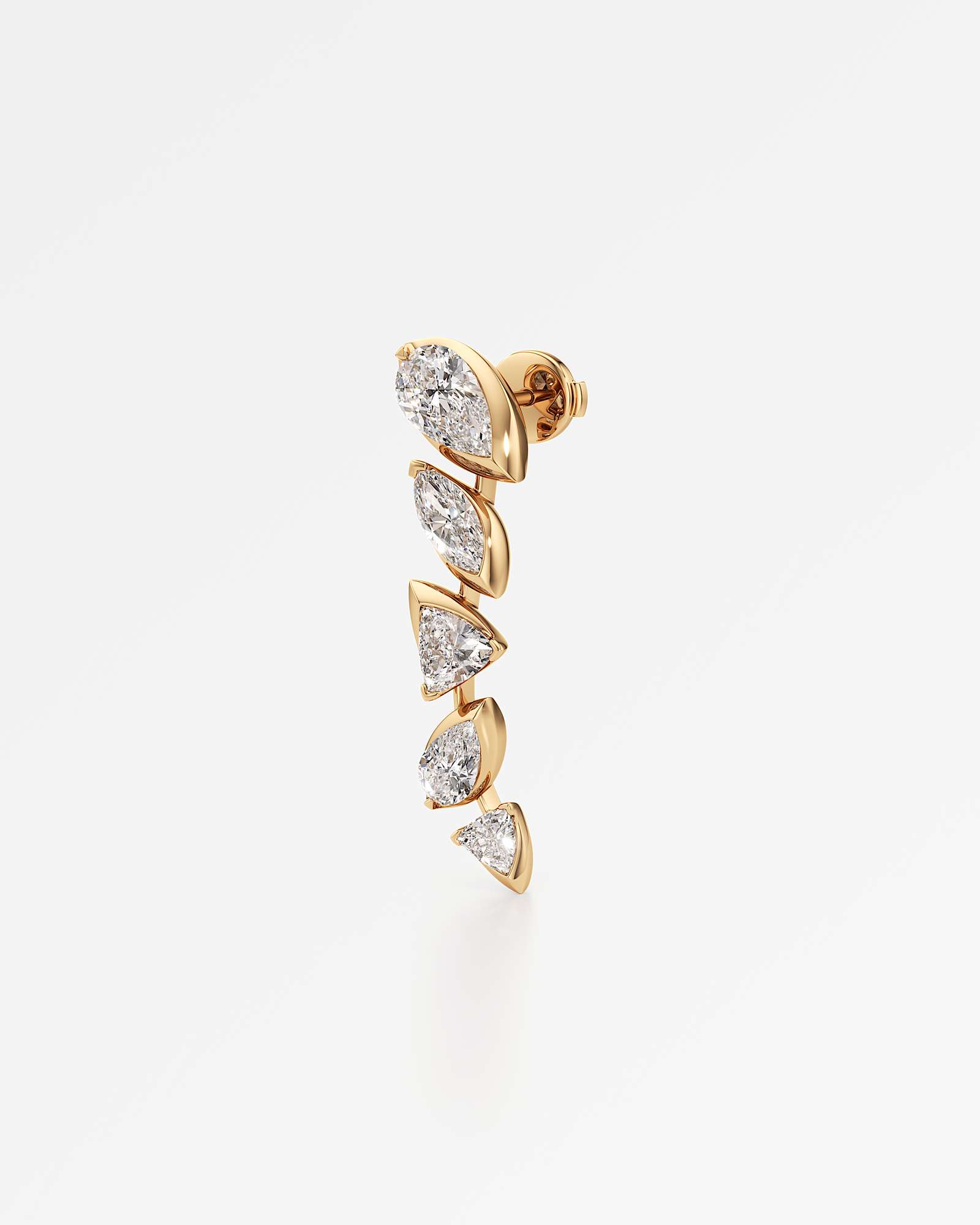 Pinnacle Vetté Diamond Earrings, In 14K Yellow Gold (3.42 ctw)