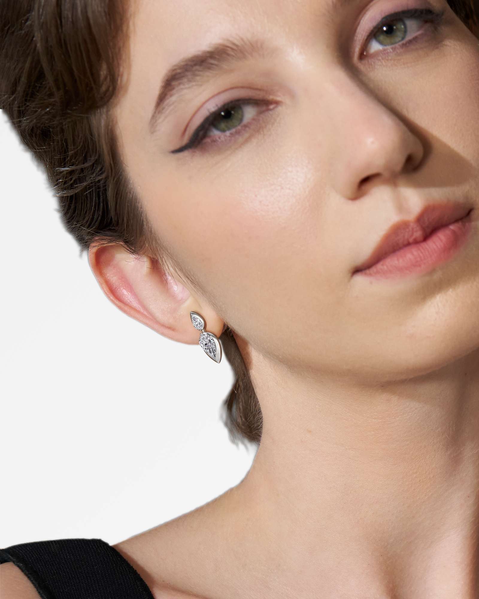 Pinnacle Altisse Diamond Earrings, In 14K White Gold (3.16 ctw)