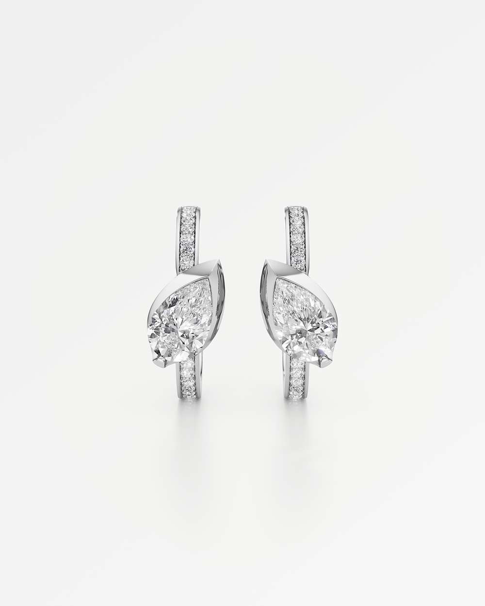 Ridaris Diamond Hoop Earrings