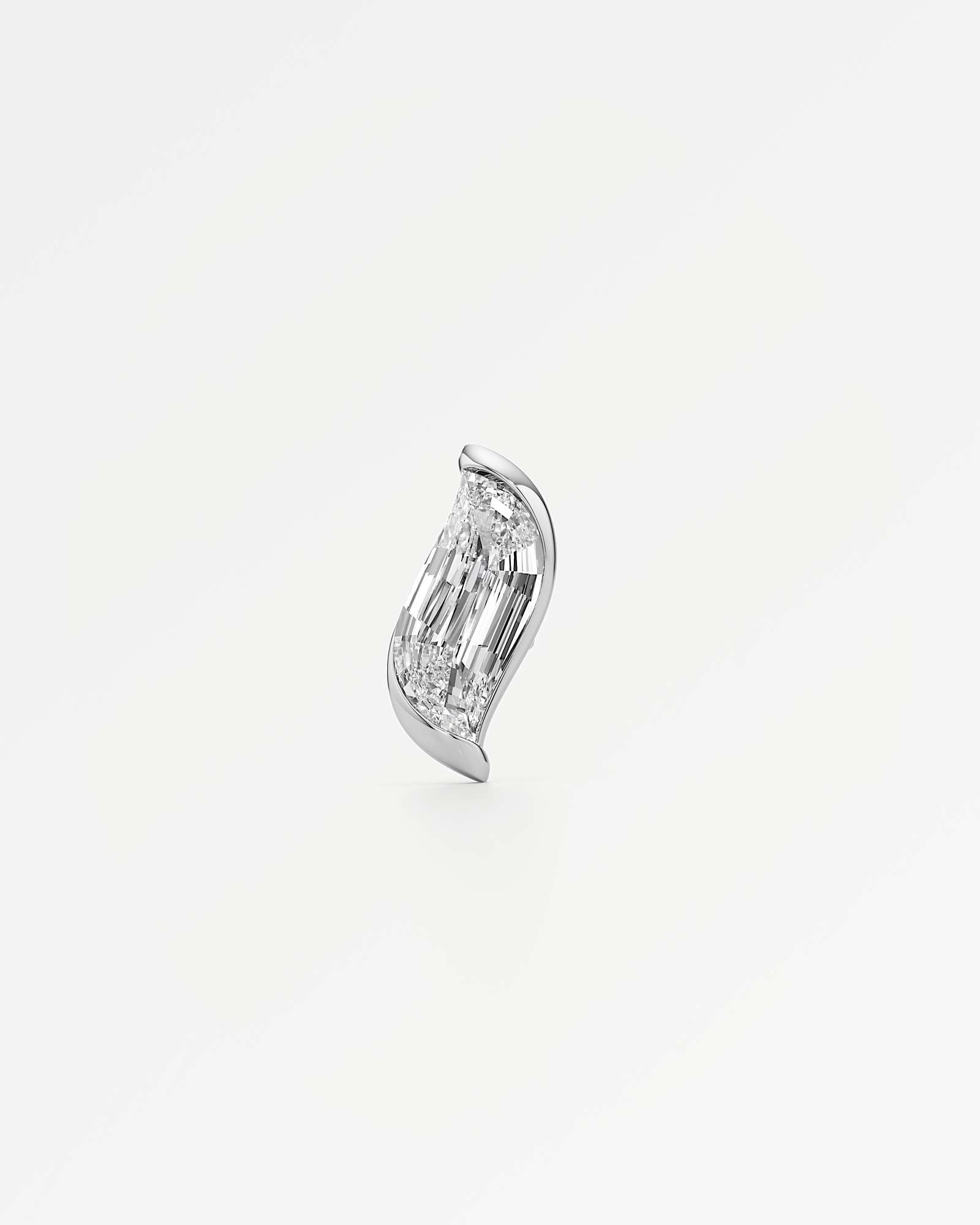 Glimmer Faléa Diamond Earrings, In 14K White Gold (2.00 ctw)