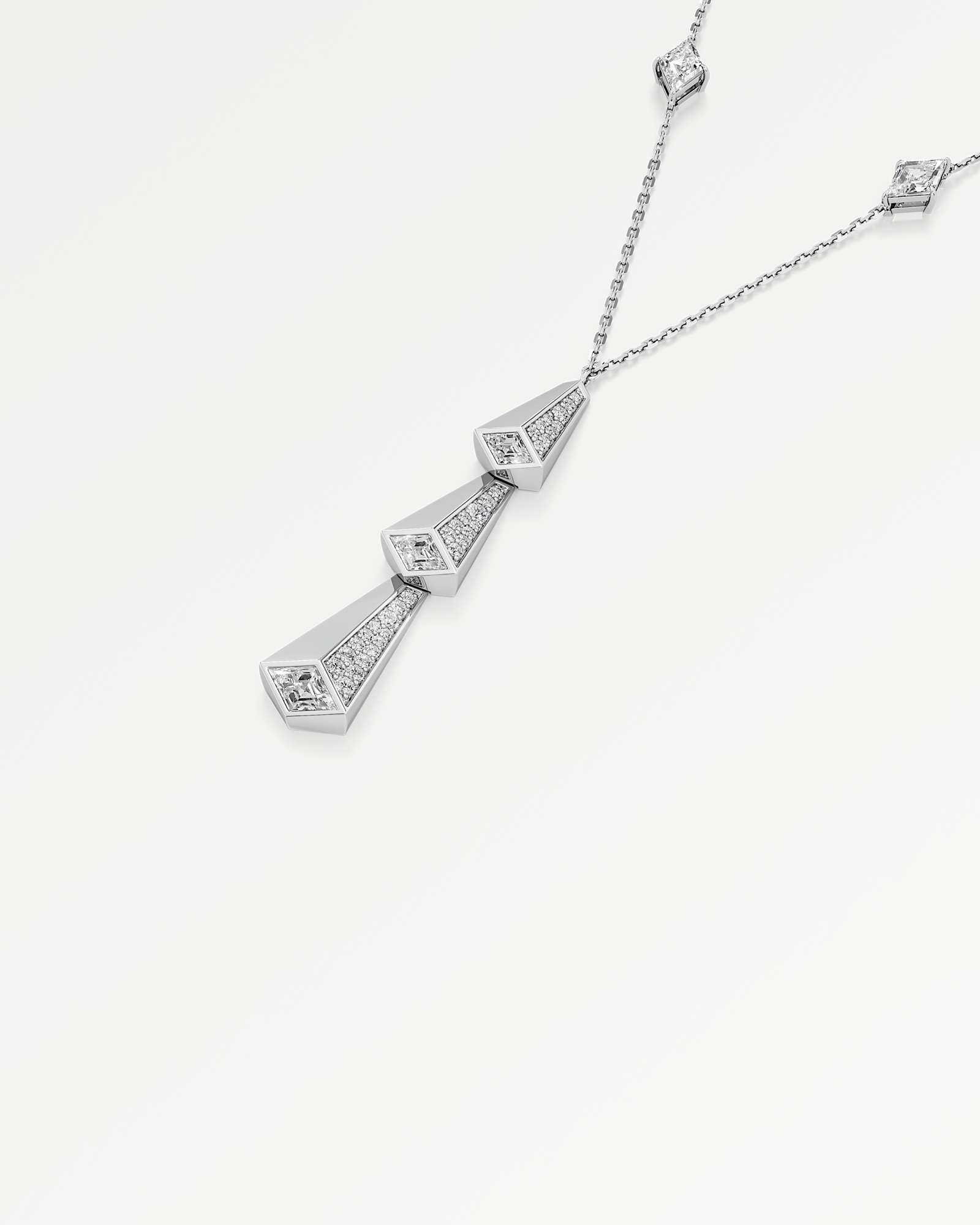 AM To Beyond Trelaris Diamond Necklace, in 14K White Gold (3.56 ctw)