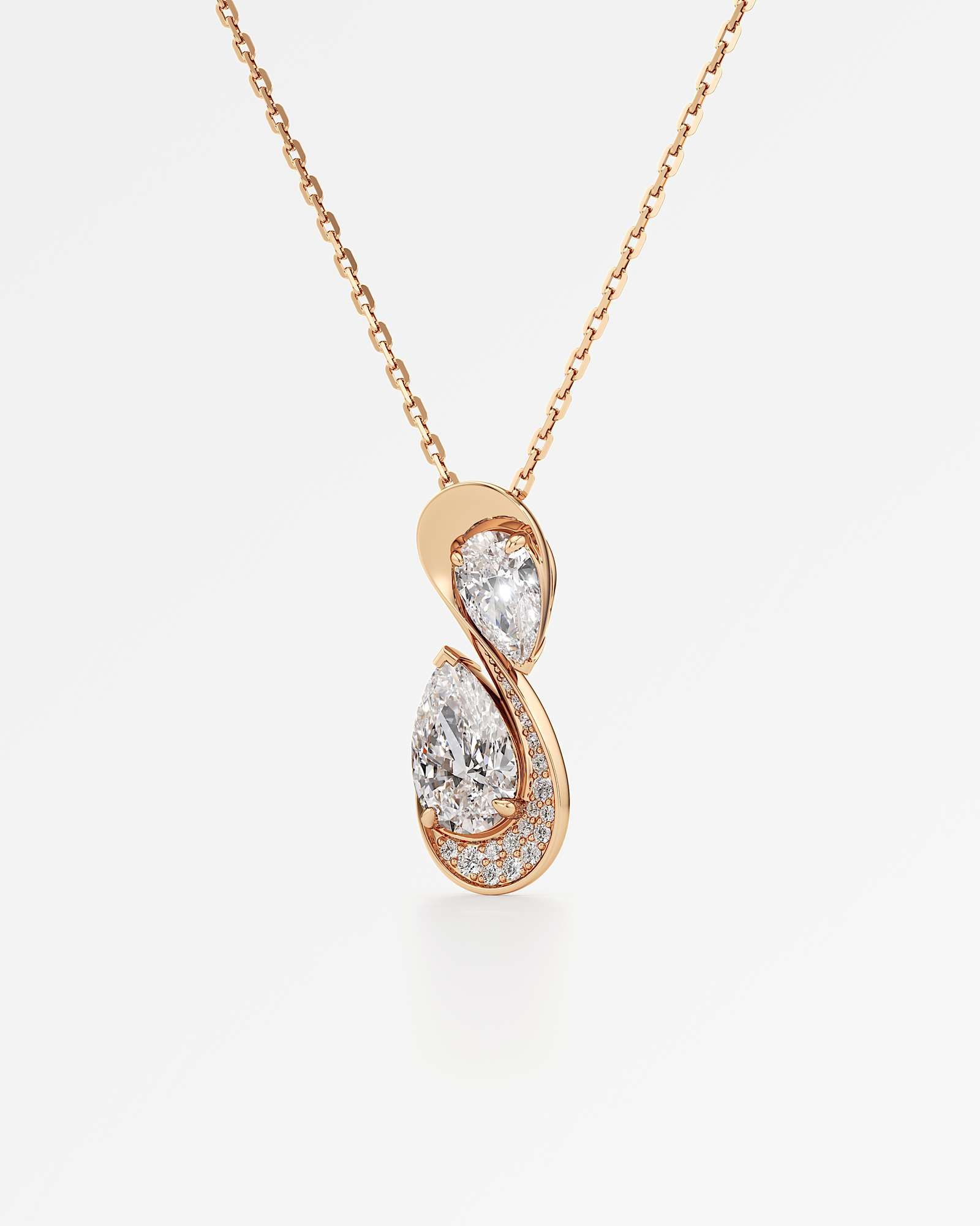 You Zephyr Diamond Pendant, in 14K Rose Gold (1.61 ctw)