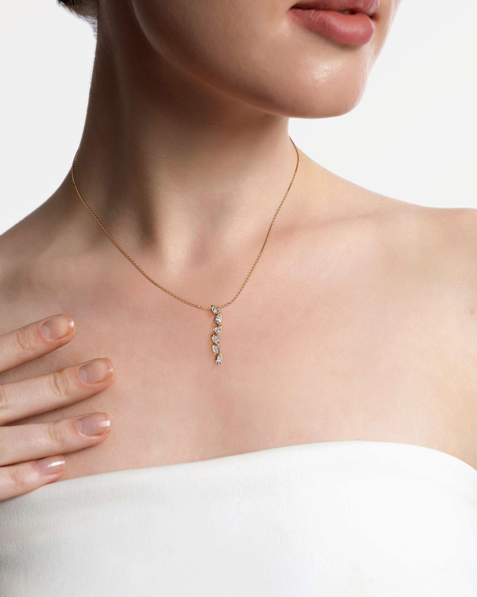 Pinnacle Vettaire Diamond Pendant, In 14K Yellow Gold (1.42 ctw)