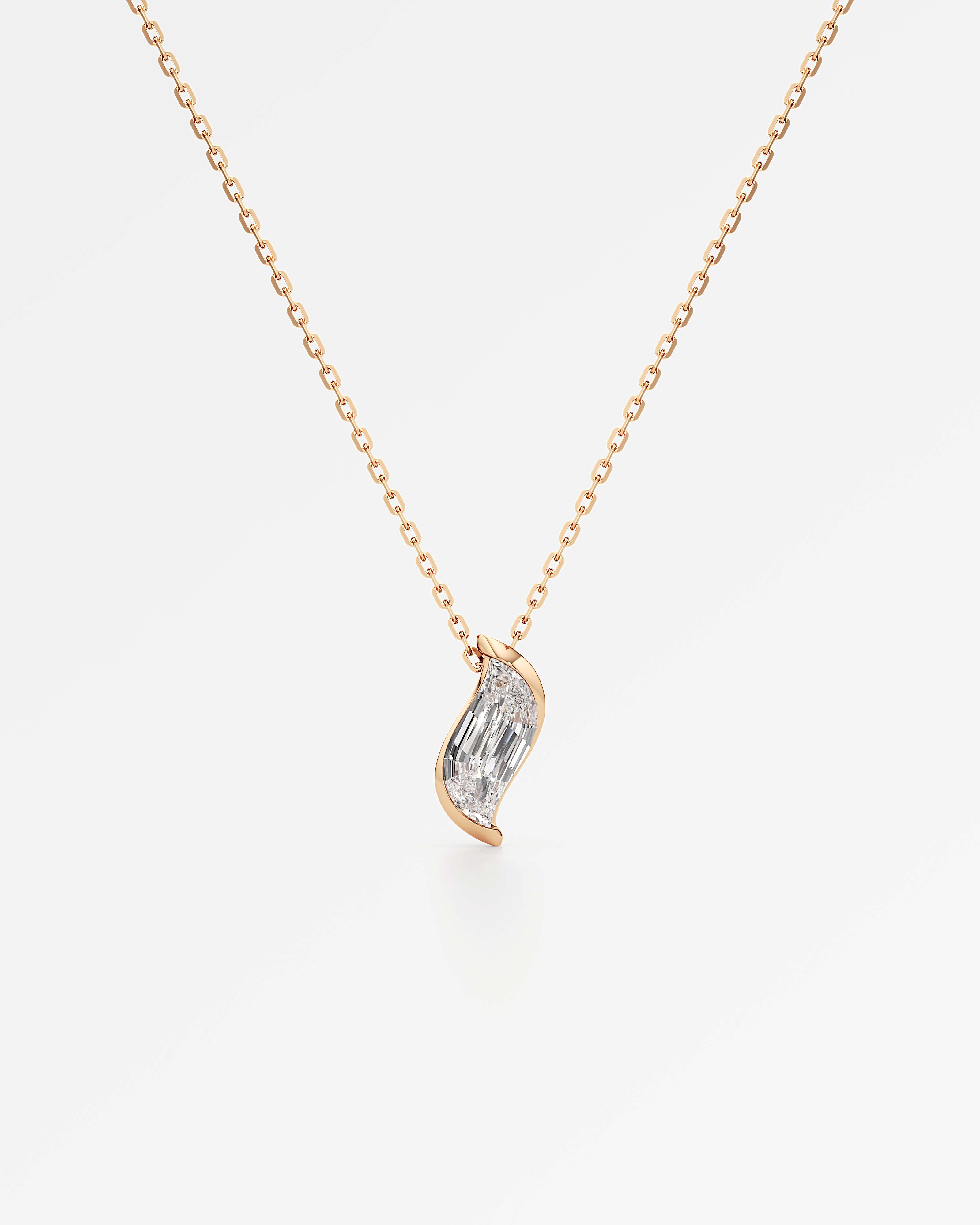 Glimmer Faléa Diamond Pendant, In 14K Rose Gold (2.00 ctw)