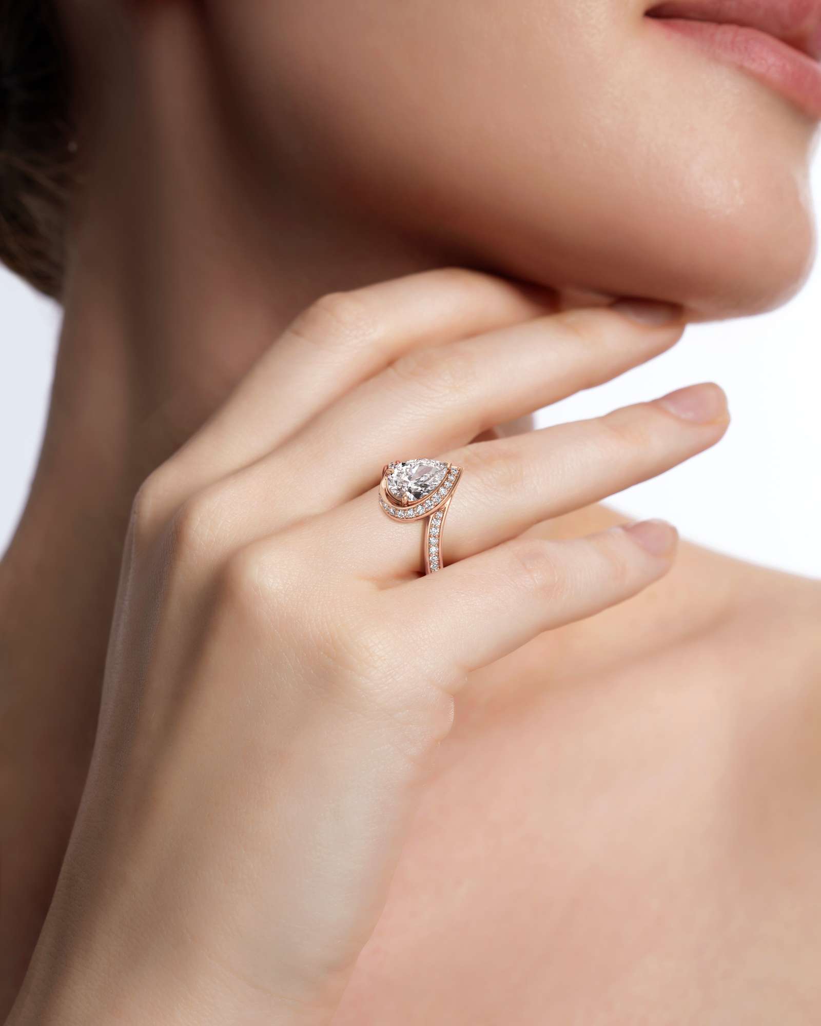 You Nautilus Diamond Engagement Ring, in 14K Rose Gold (1.96 ctw)