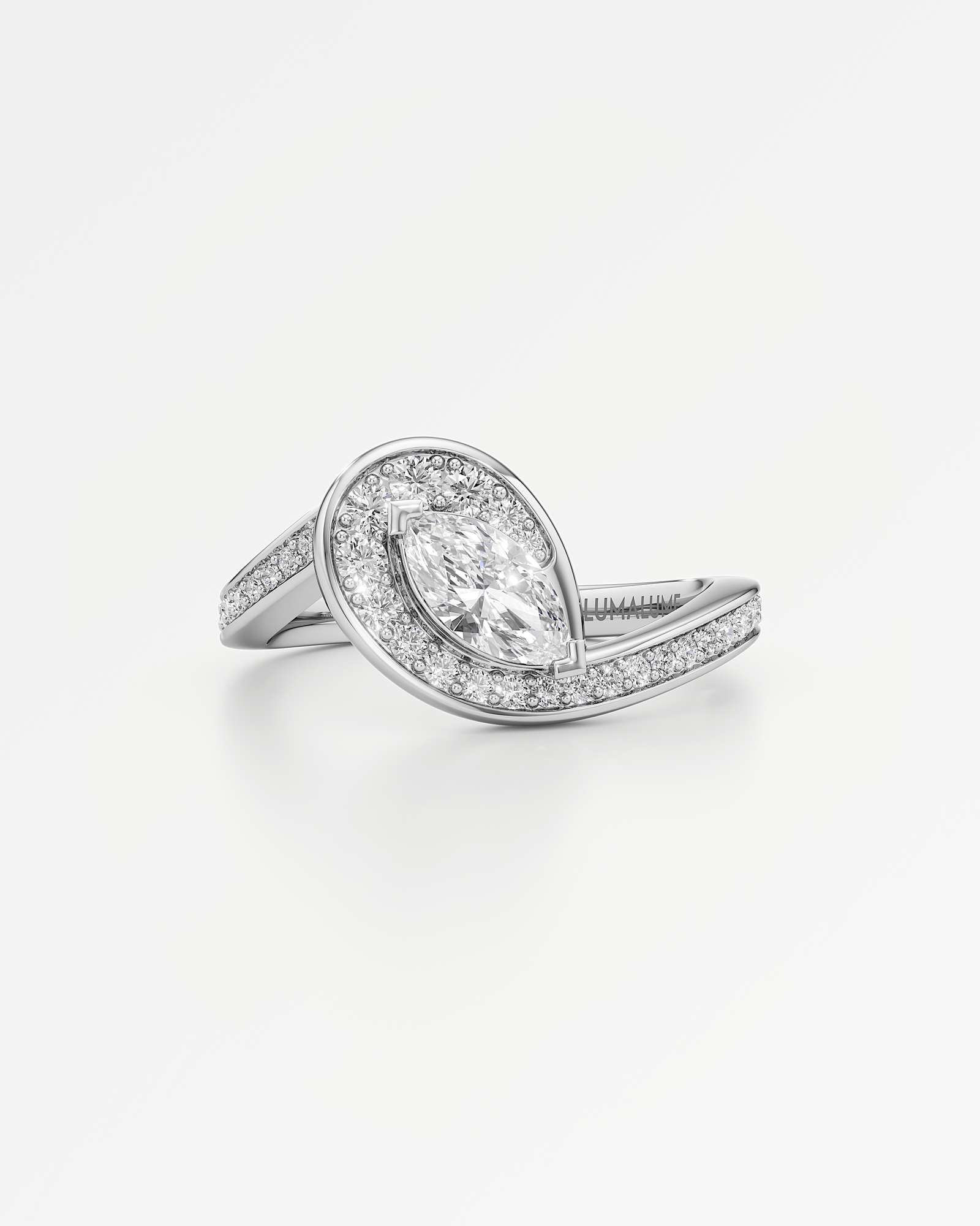 You Âme Diamond Engagement Ring, in 14K White Gold (0.84 ctw)