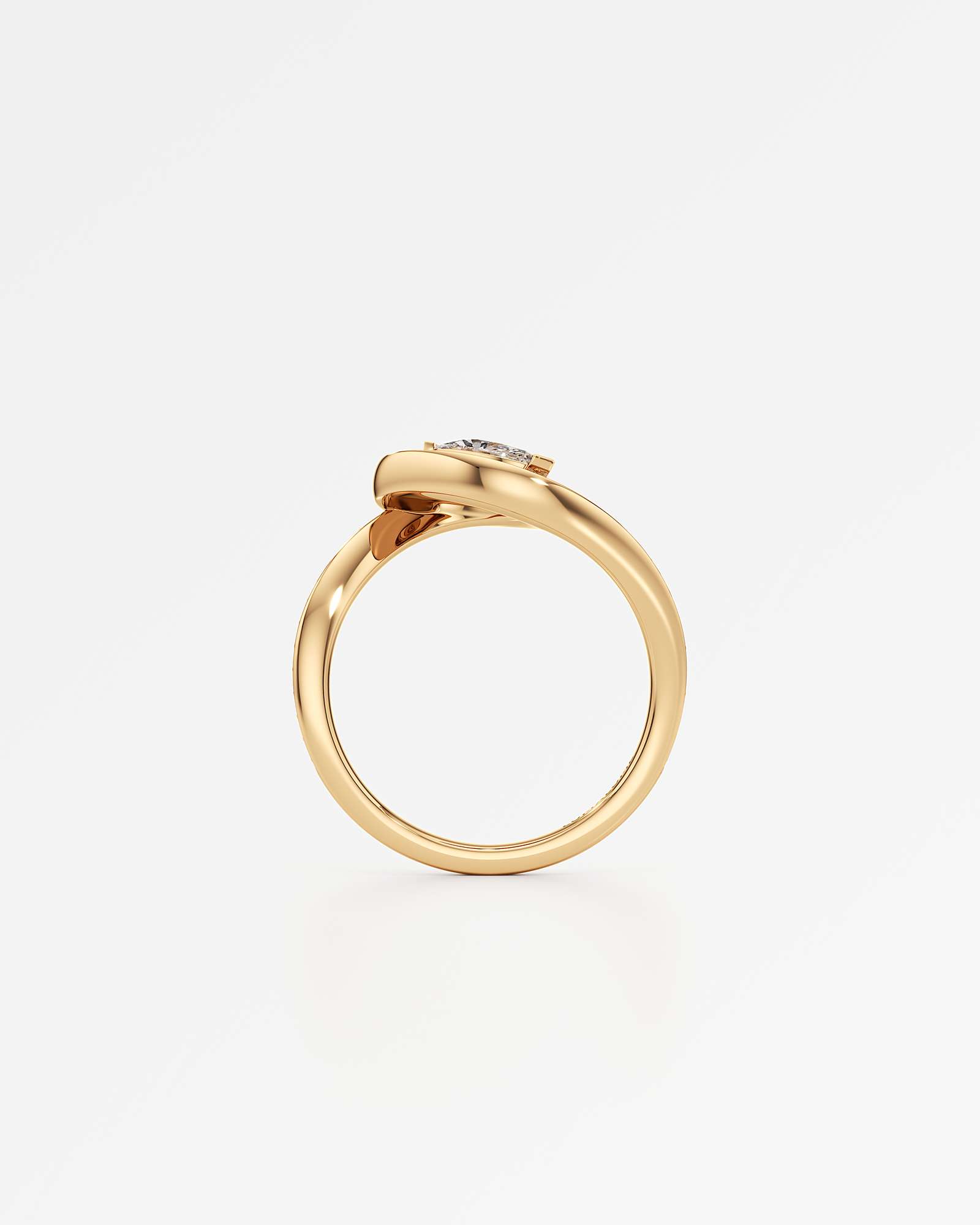 You Âme Diamond Engagement Ring, in 14K Yellow Gold (0.84 ctw)
