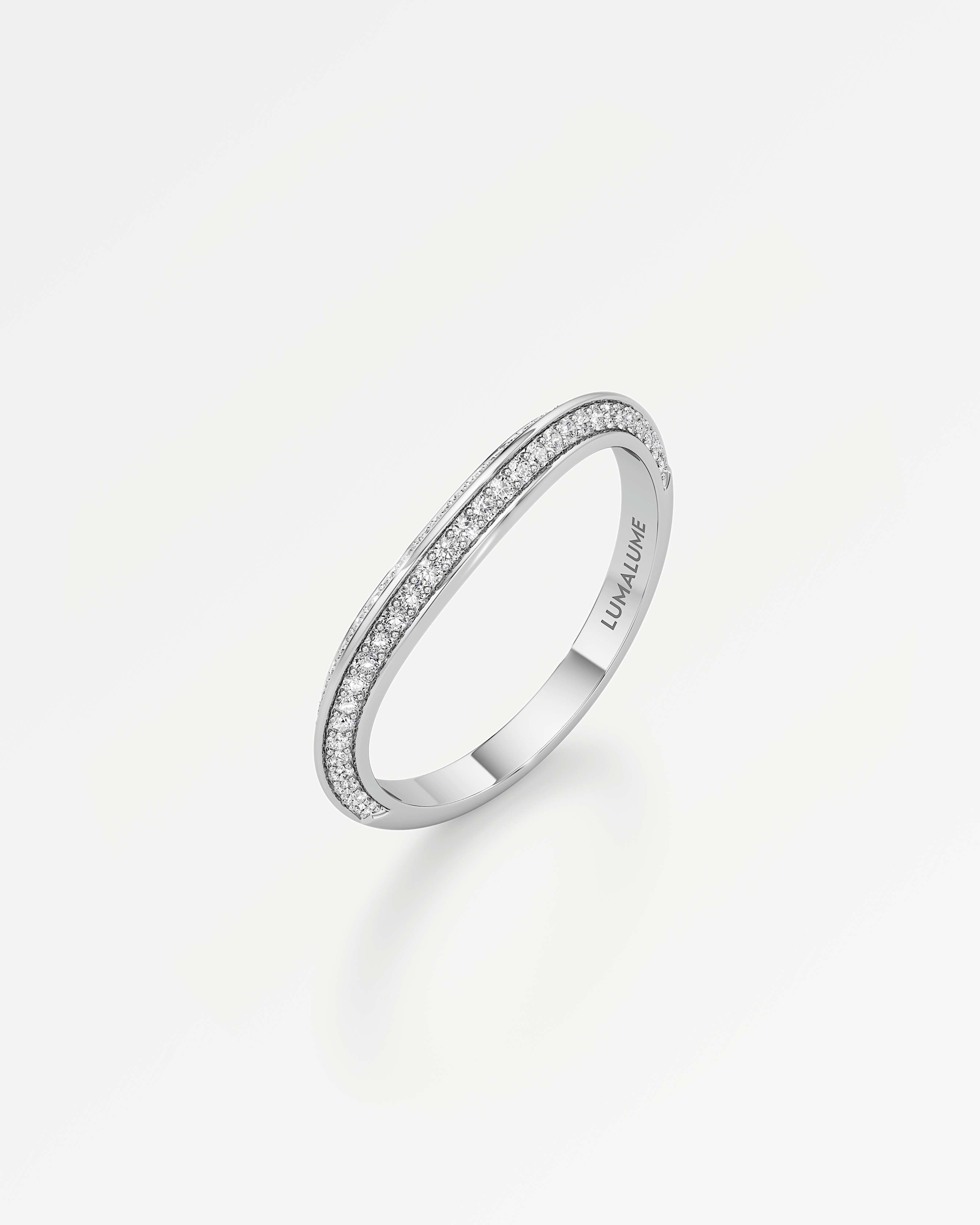 Velara Vérina Pavé Diamond Wedding Band, in 14K White Gold (0.27 ctw)