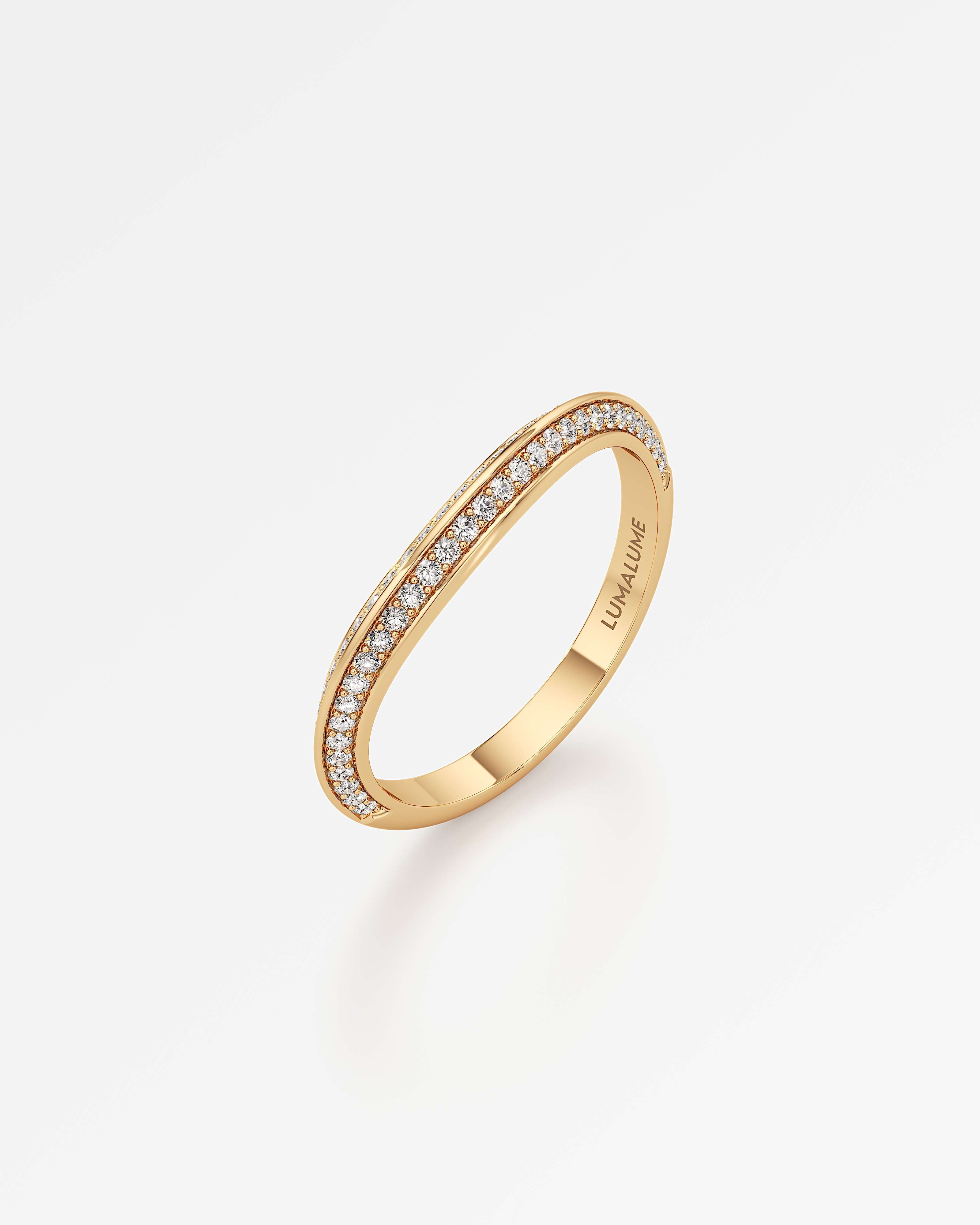 Velara Vérina Pavé Diamond Wedding Band, in 14K Yellow Gold (0.27 ctw)
