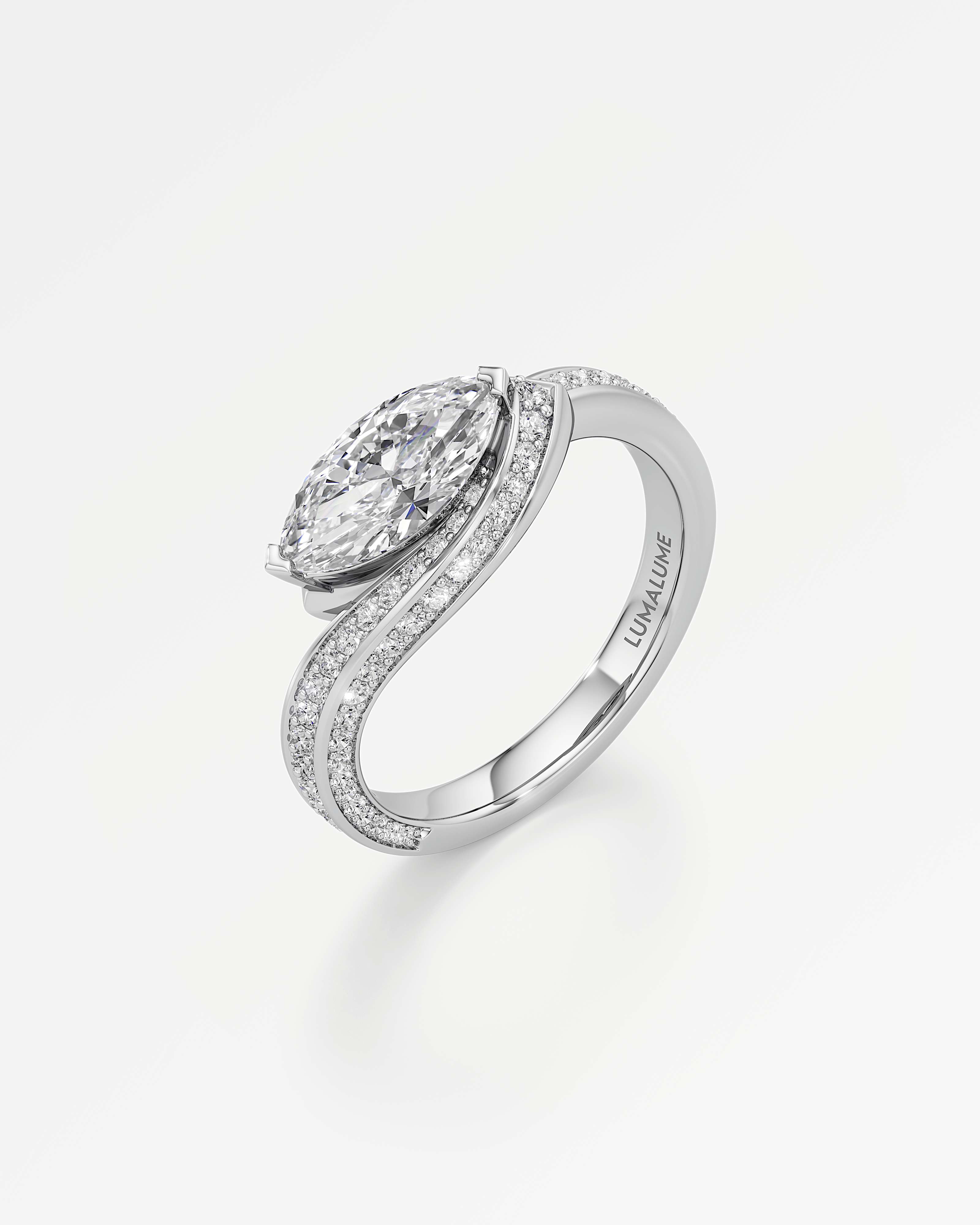 You Oracle Diamond Engagement Ring, In 14K White Gold (1.44 ctw)