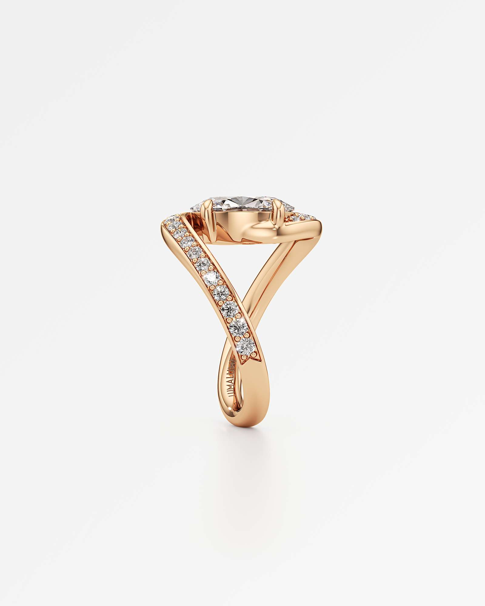You Vortex Diamond Ring, in 14K Rose Gold (2.52 ctw)