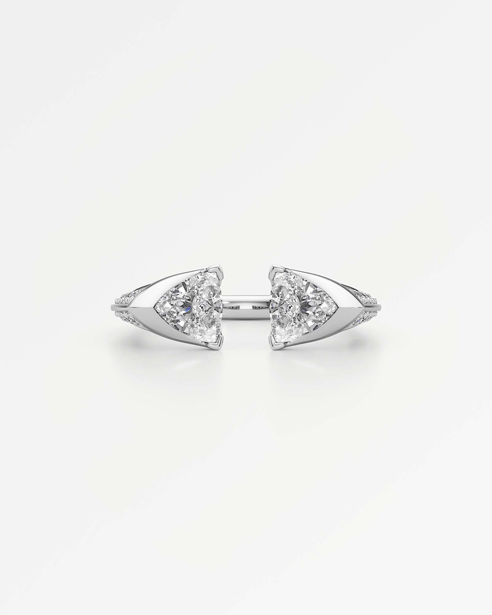 Pinnacle Skaro Diamond Ring, In 14K White Gold (1.20 ctw)