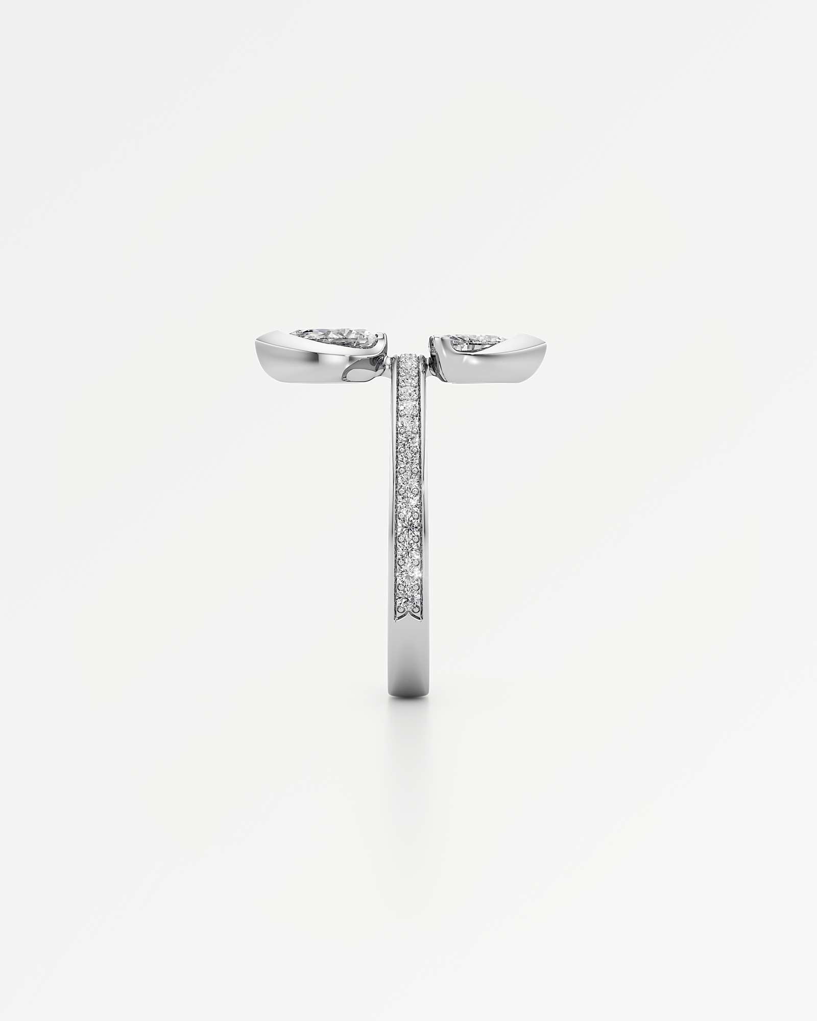 Pinnacle Valeris Diamond Ring, In 14K White Gold (1.01 ctw)