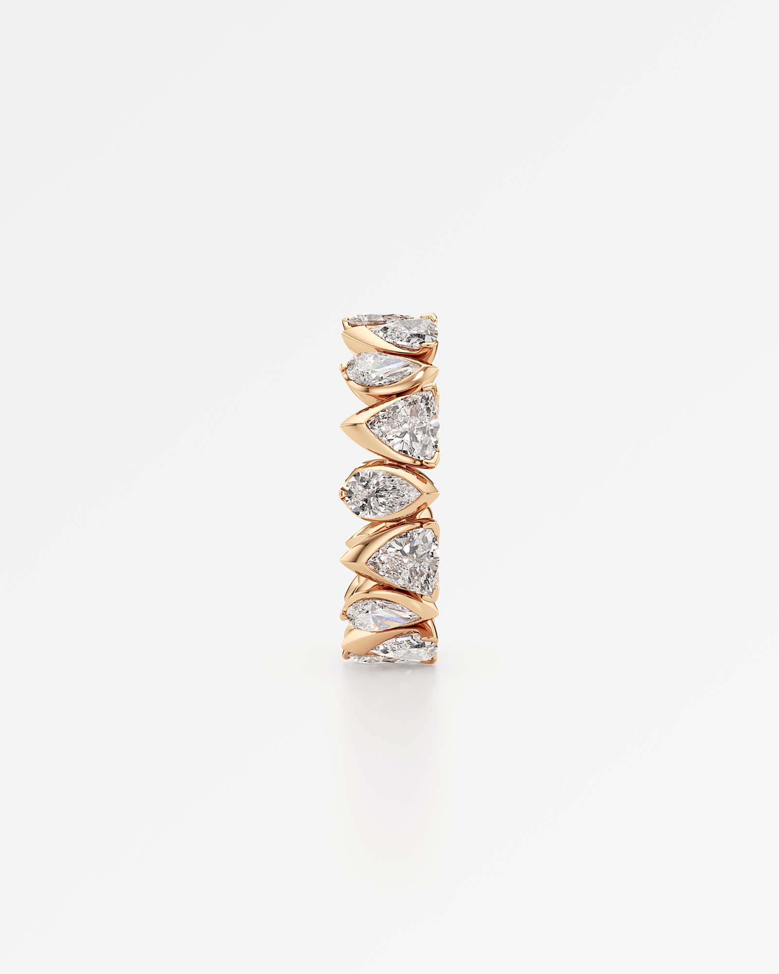 Pinnacle Lyrainne Diamond Eternity Band, In 14K Rose Gold (3.51 ctw)