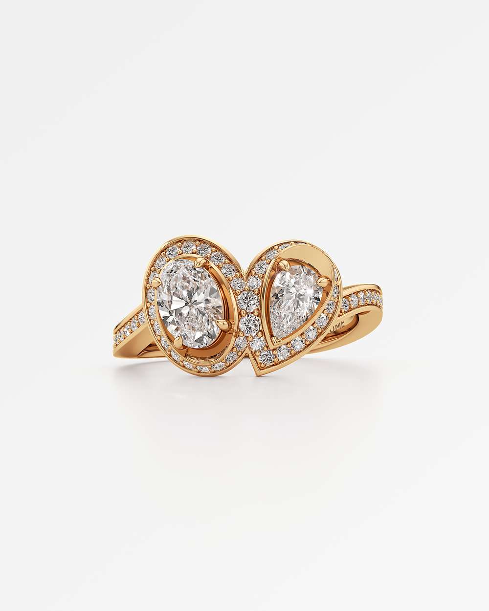 Elunelle Diamond Engagement Ring