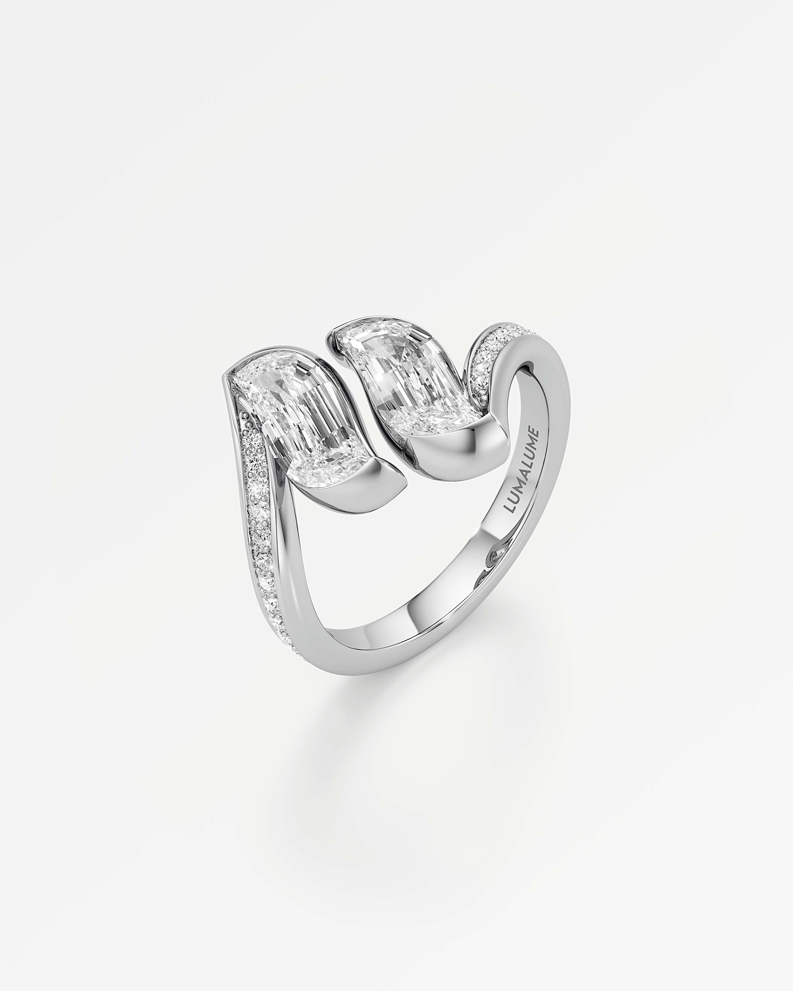 Glimmer Mareal Diamond Ring, In 14K White Gold (1.73 ctw)