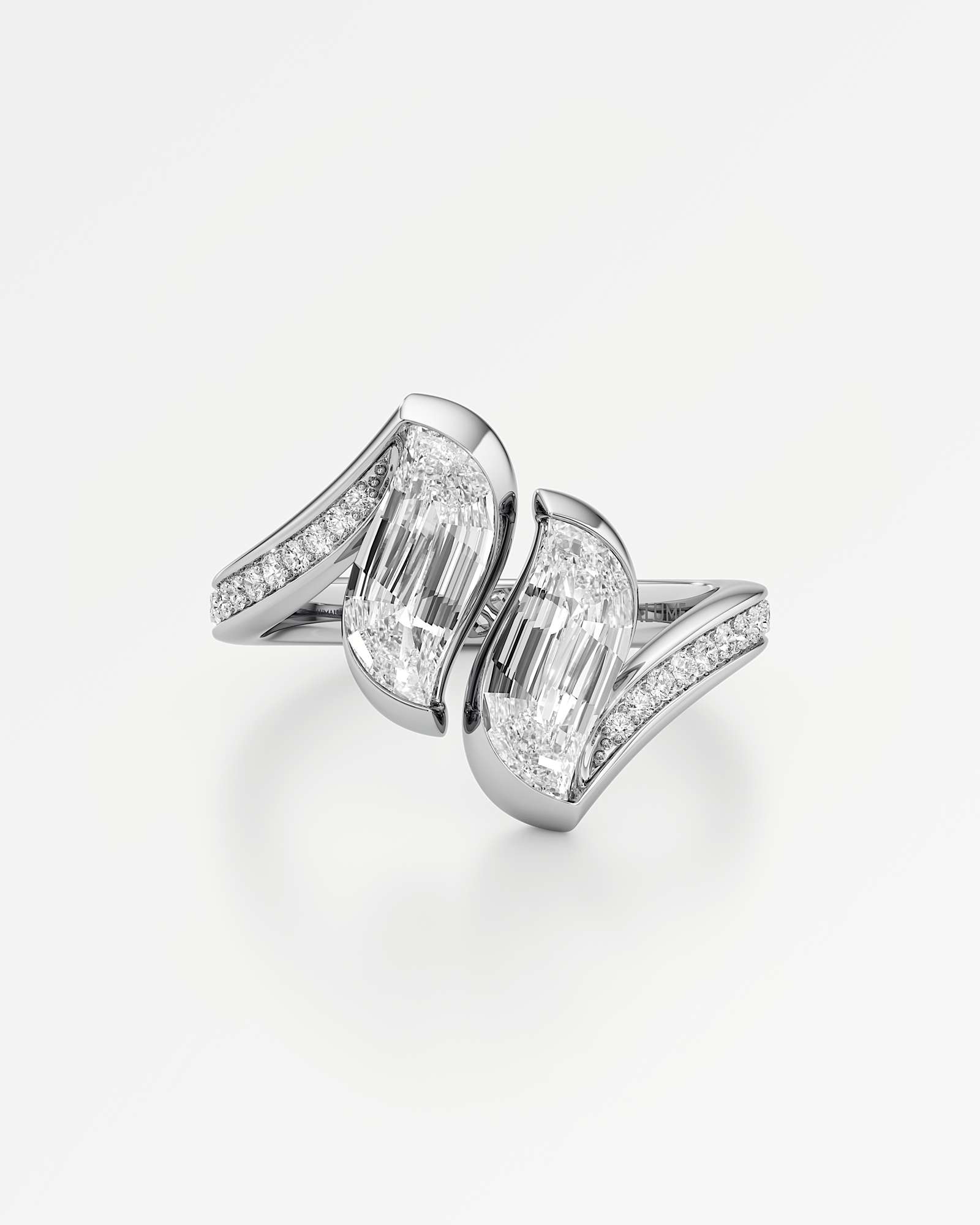 Glimmer Mareal Diamond Ring, In 14K White Gold (1.73 ctw)