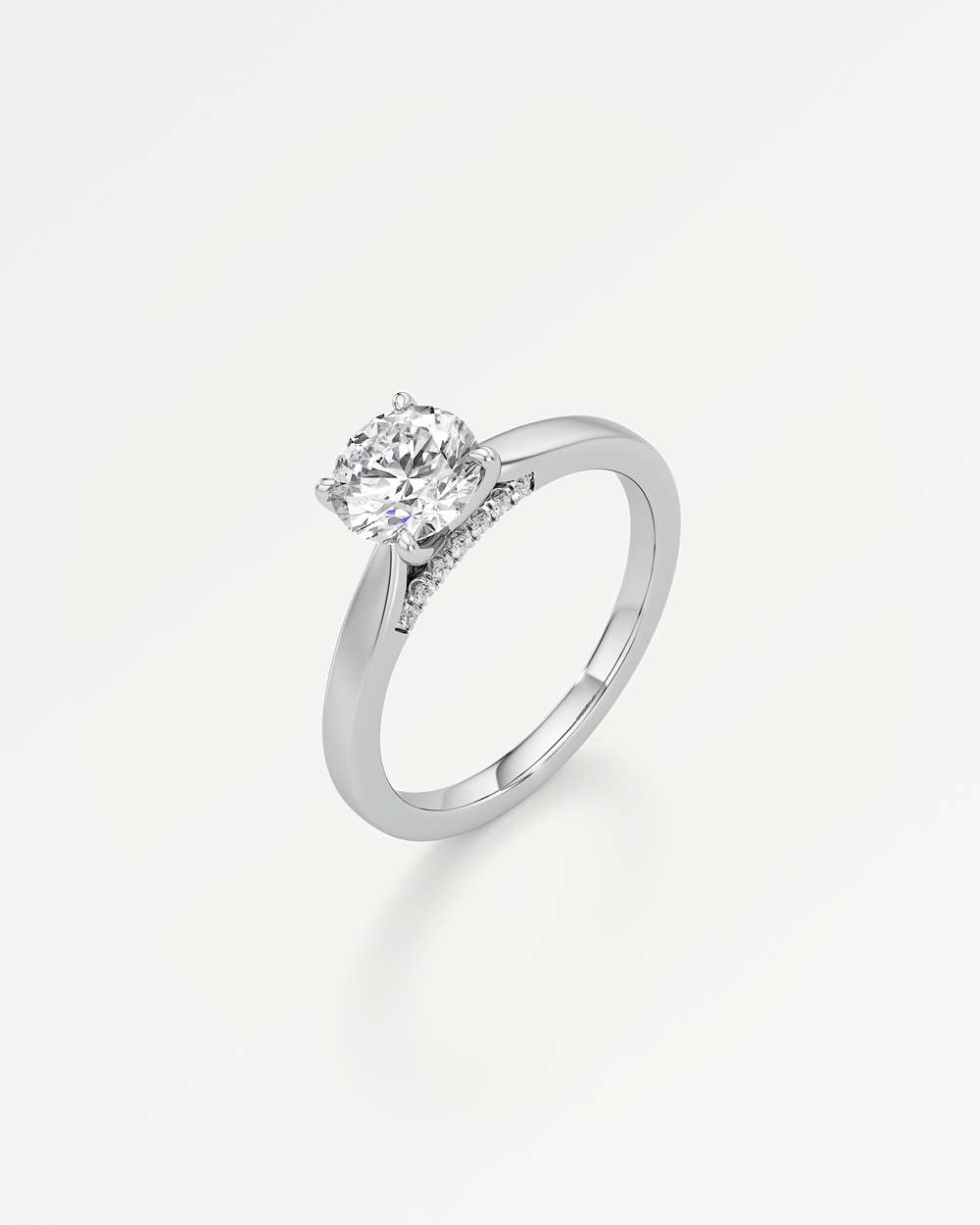 Eleanor Solitaire Diamond Engagement Ring