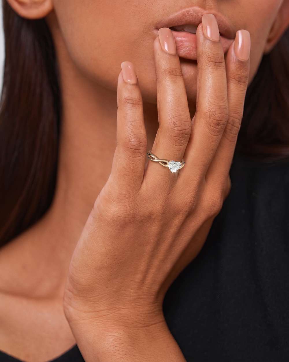 Amelia Solitaire Diamond Engagement Ring