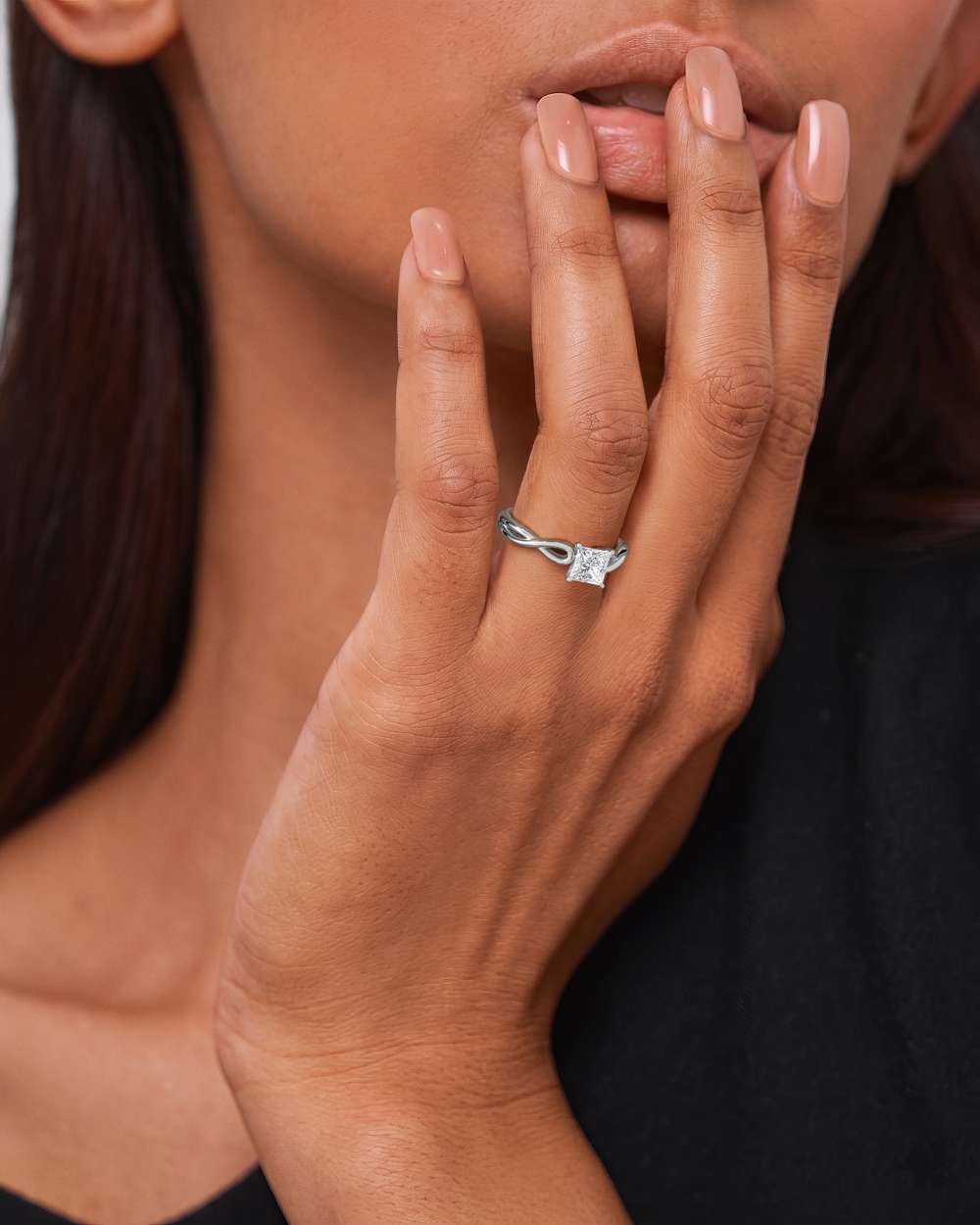 Amelia Solitaire Diamond Engagement Ring
