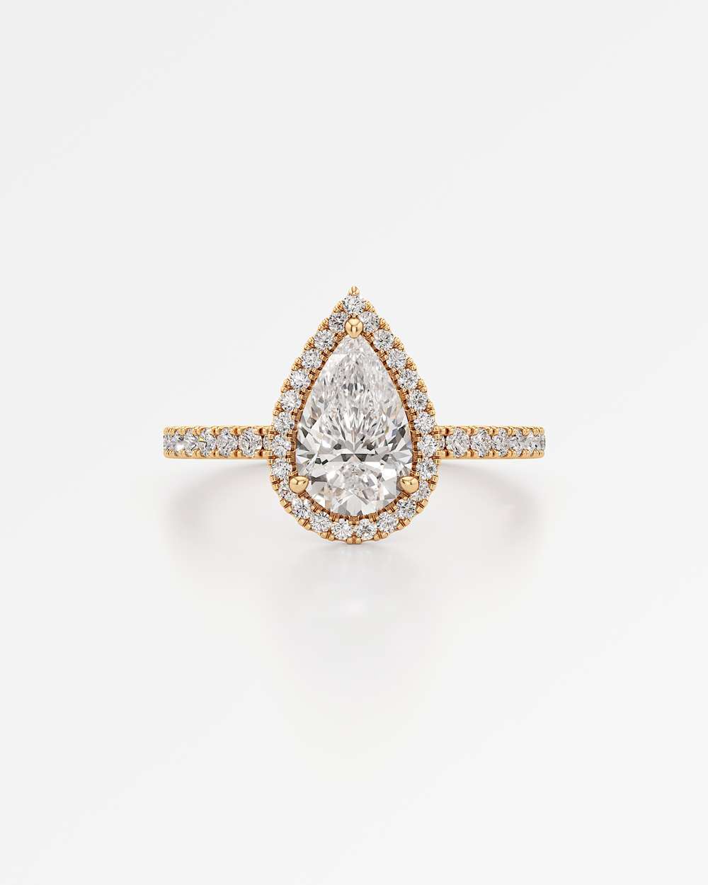 Elsa Halo Diamond Engagement Ring