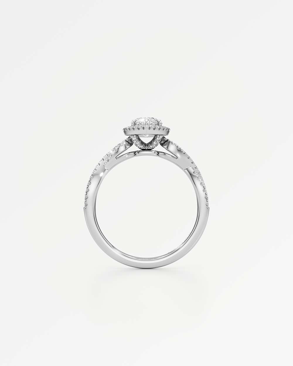 Alessia Halo Diamond Engagement Ring