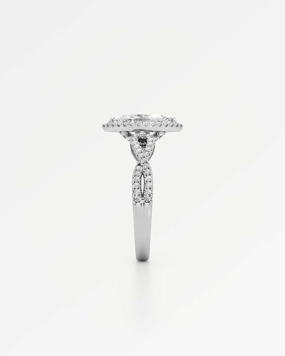 Alessia Halo Diamond Engagement Ring