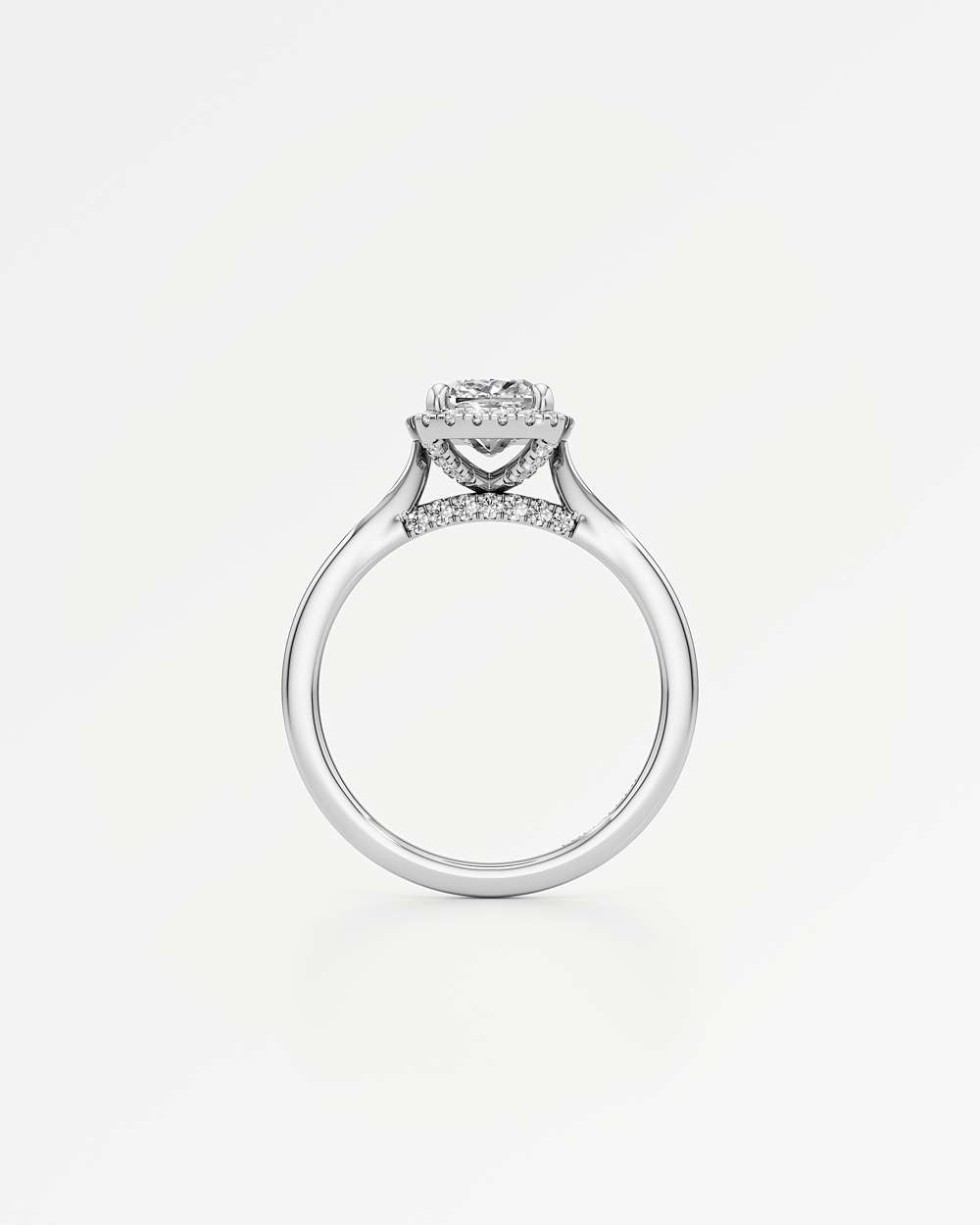 Eleanor Halo Diamond Engagement Ring
