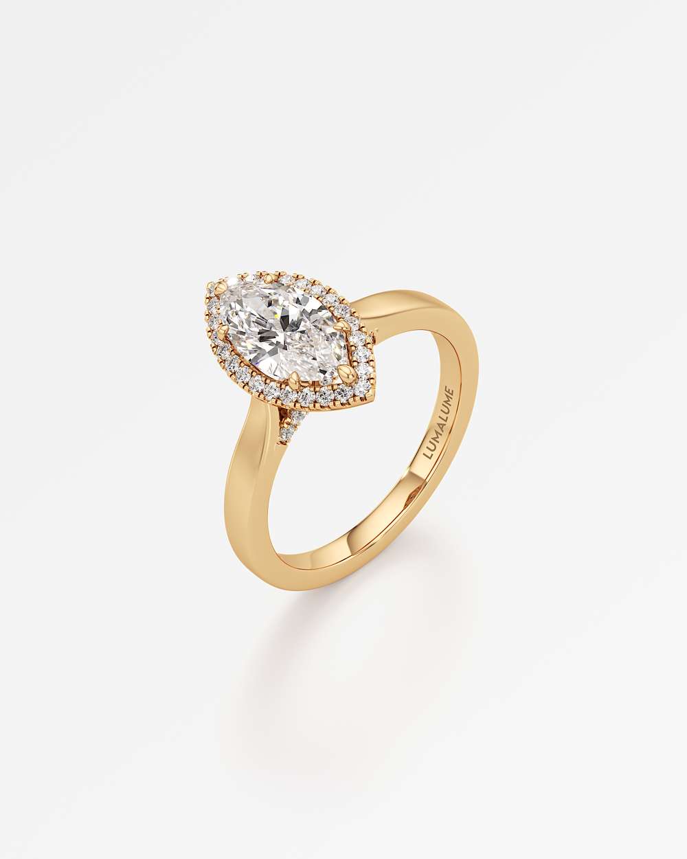 Eleanor Halo Diamond Engagement Ring