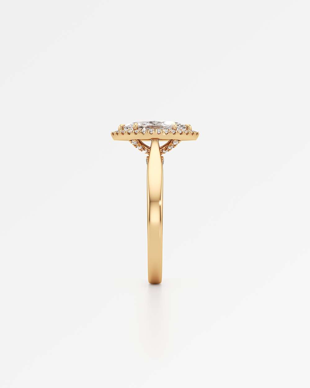 Eleanor Halo Diamond Engagement Ring