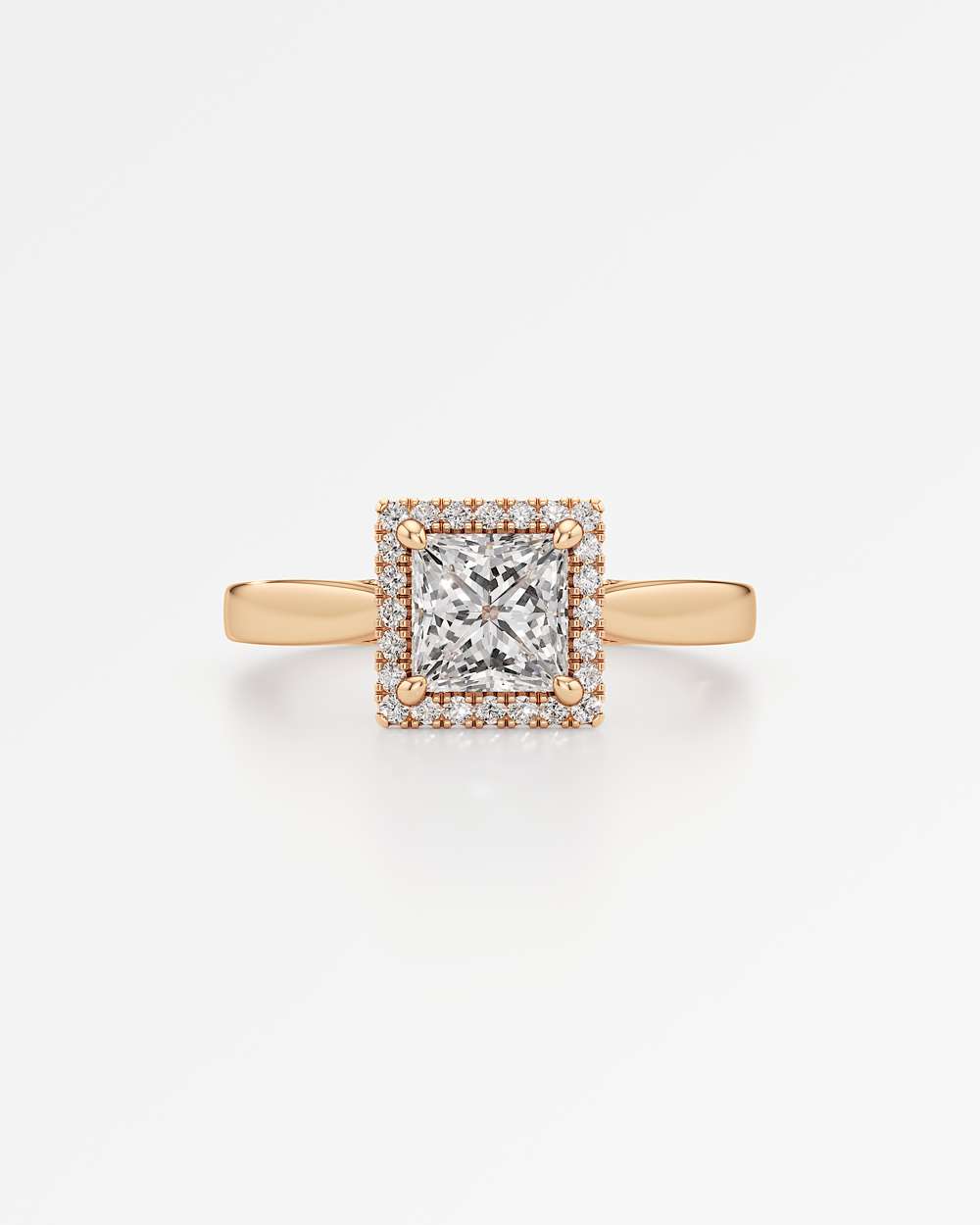 Eleanor Halo Diamond Engagement Ring