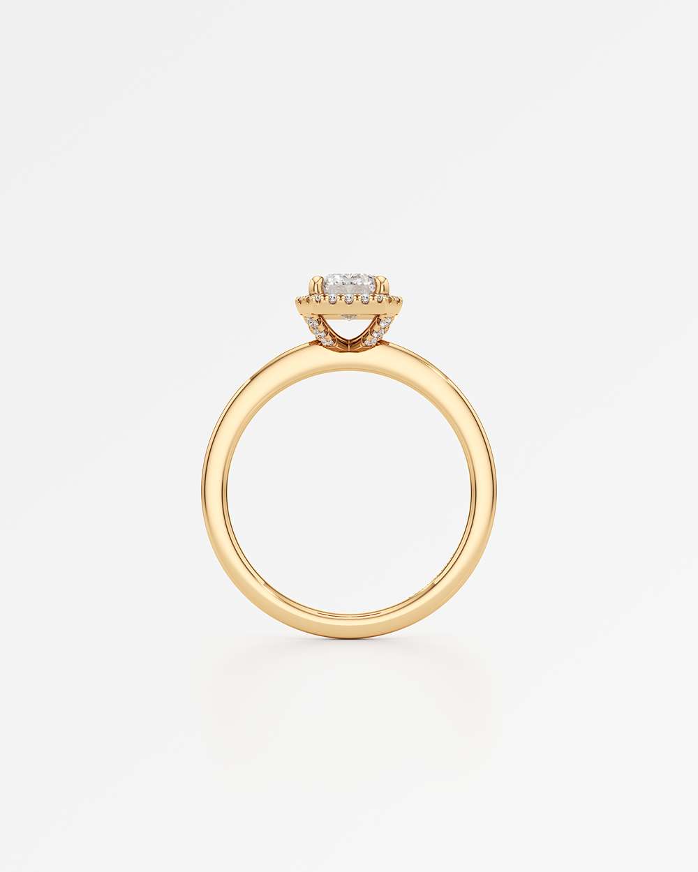 Elin Halo Diamond Engagement Ring