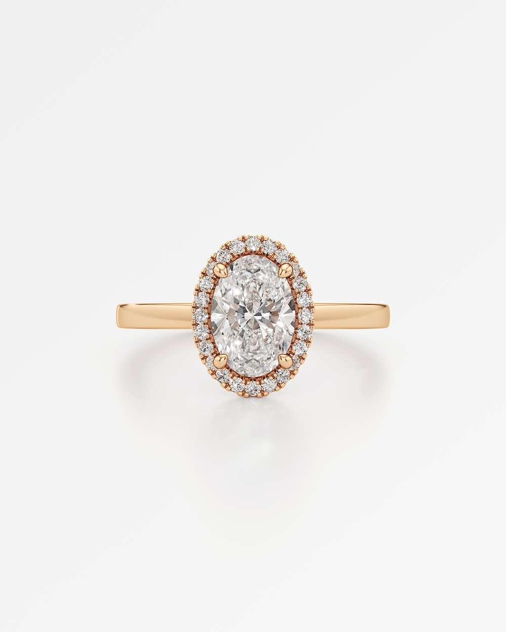 Elin Halo Diamond Engagement Ring