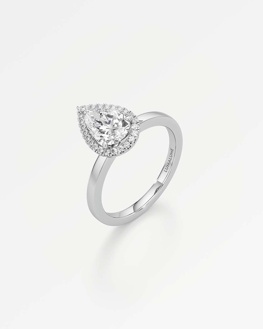 Elin Halo Diamond Engagement Ring