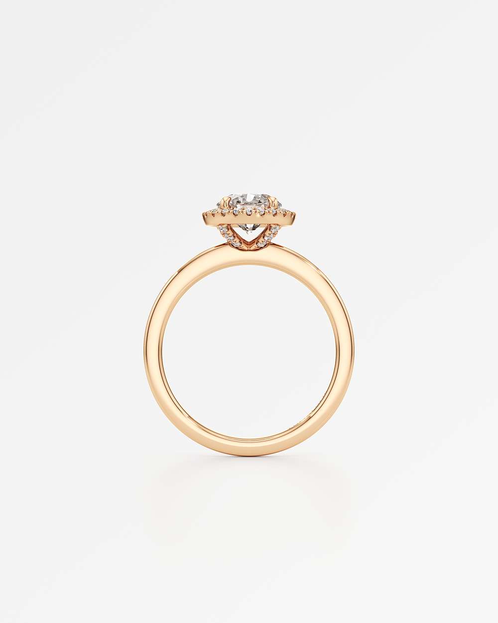Elin Halo Diamond Engagement Ring