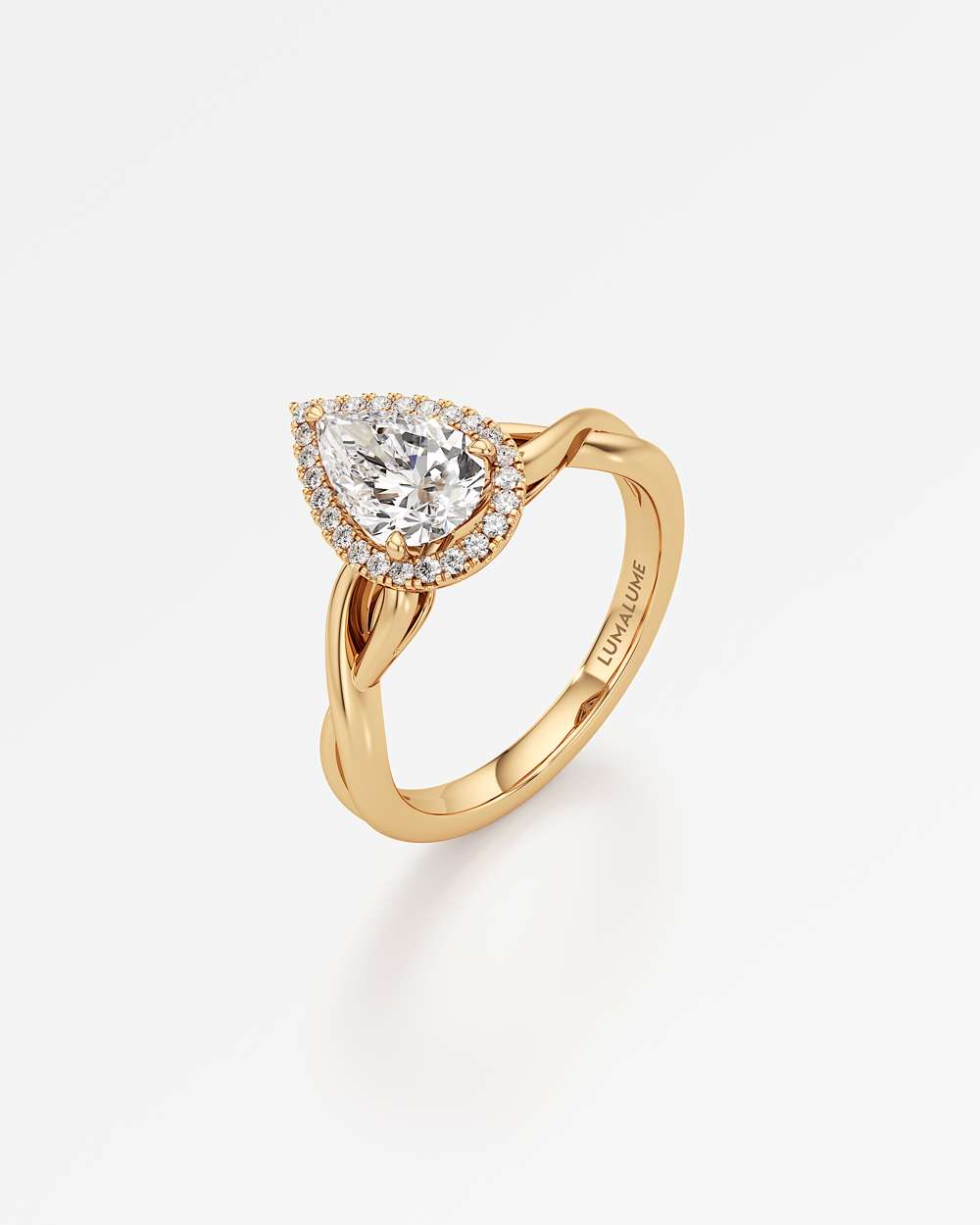 Amelia Halo Diamond Engagement Ring