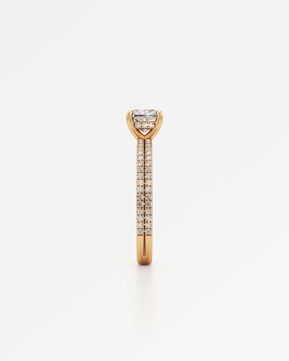 Chiara Hidden Halo Diamond Engagement Ring