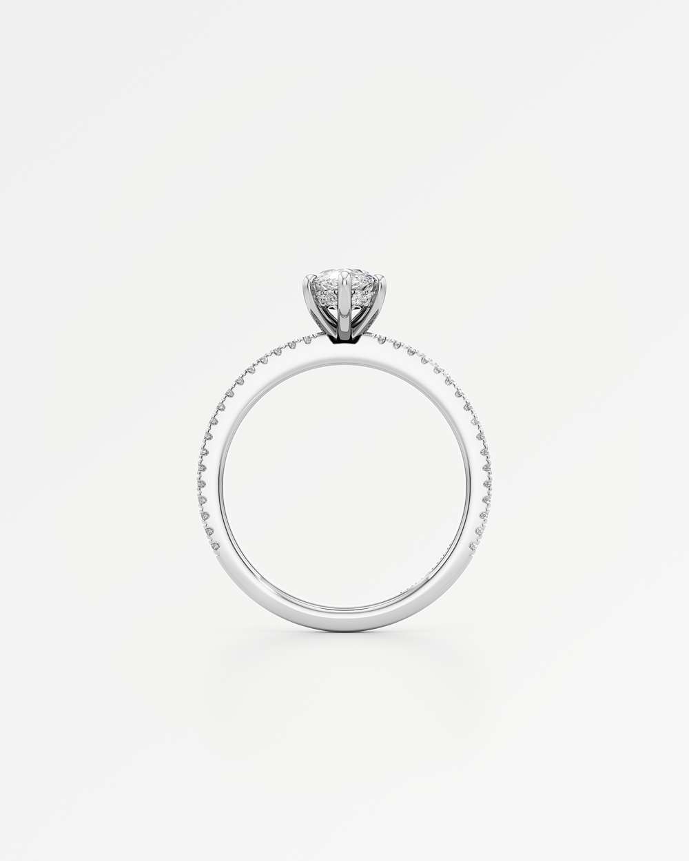 Chiara Hidden Halo Diamond Engagement Ring
