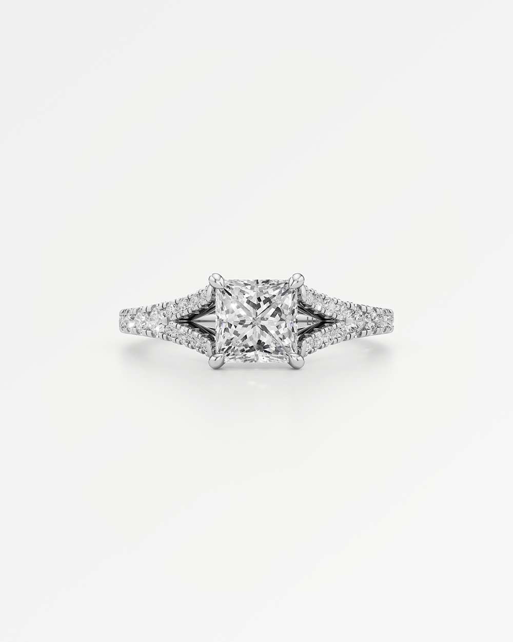Marisol Hidden Halo Diamond Engagement Ring