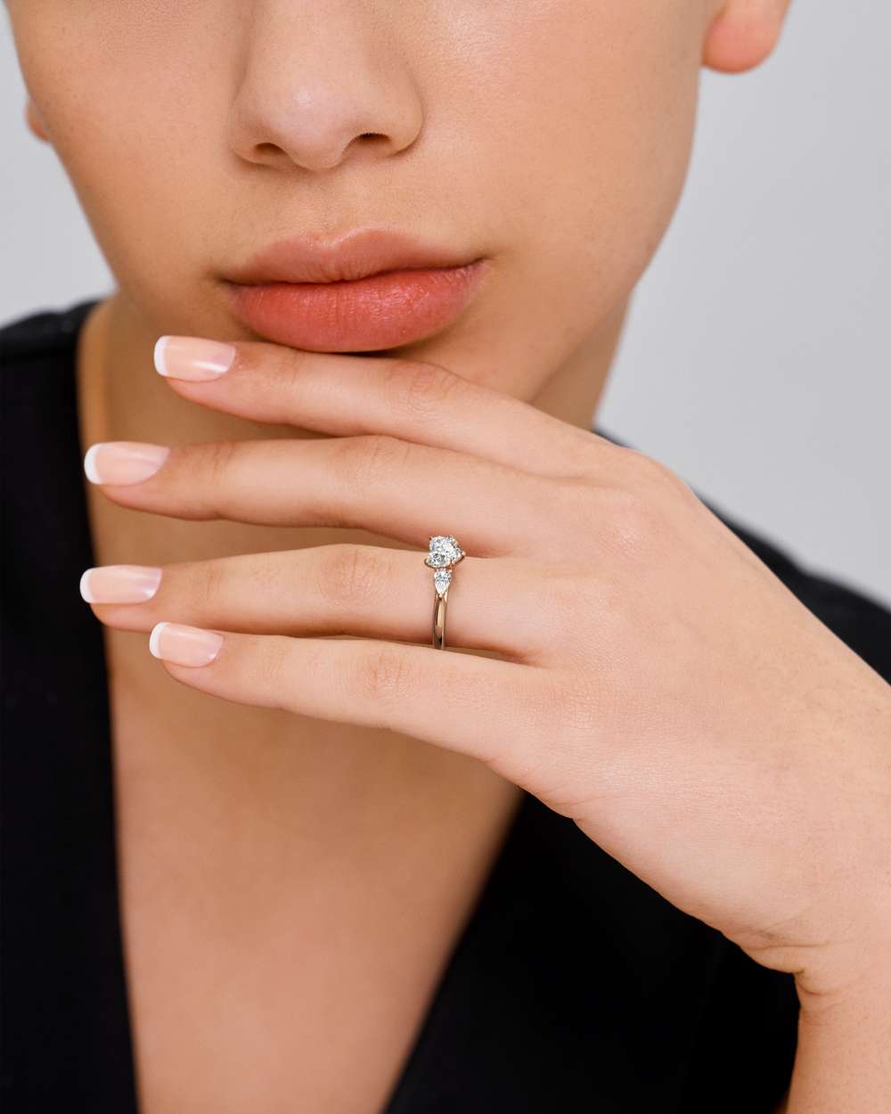 Trinette Solitaire Diamond Engagement Ring