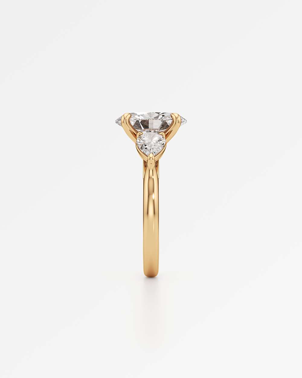 Trinette Solitaire Diamond Engagement Ring