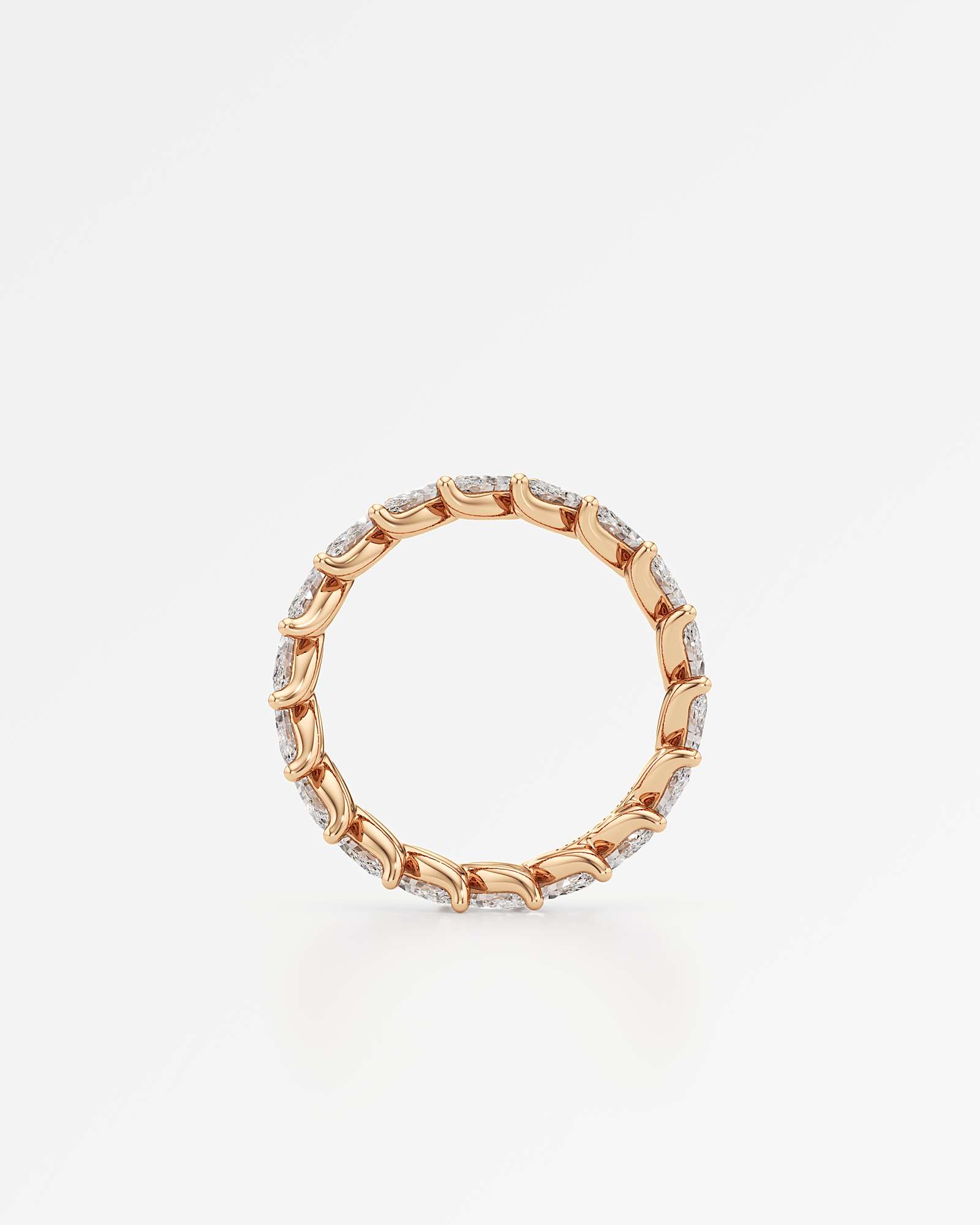 Verve Soleil Eternity Diamond Wedding Band, In 14K Rose Gold (2.70 ctw)