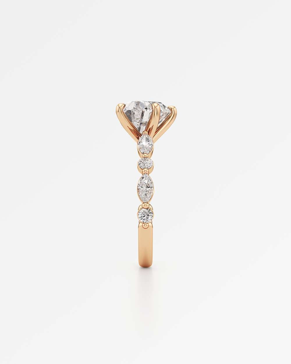 Zolaine Solitaire Diamond Engagement Ring