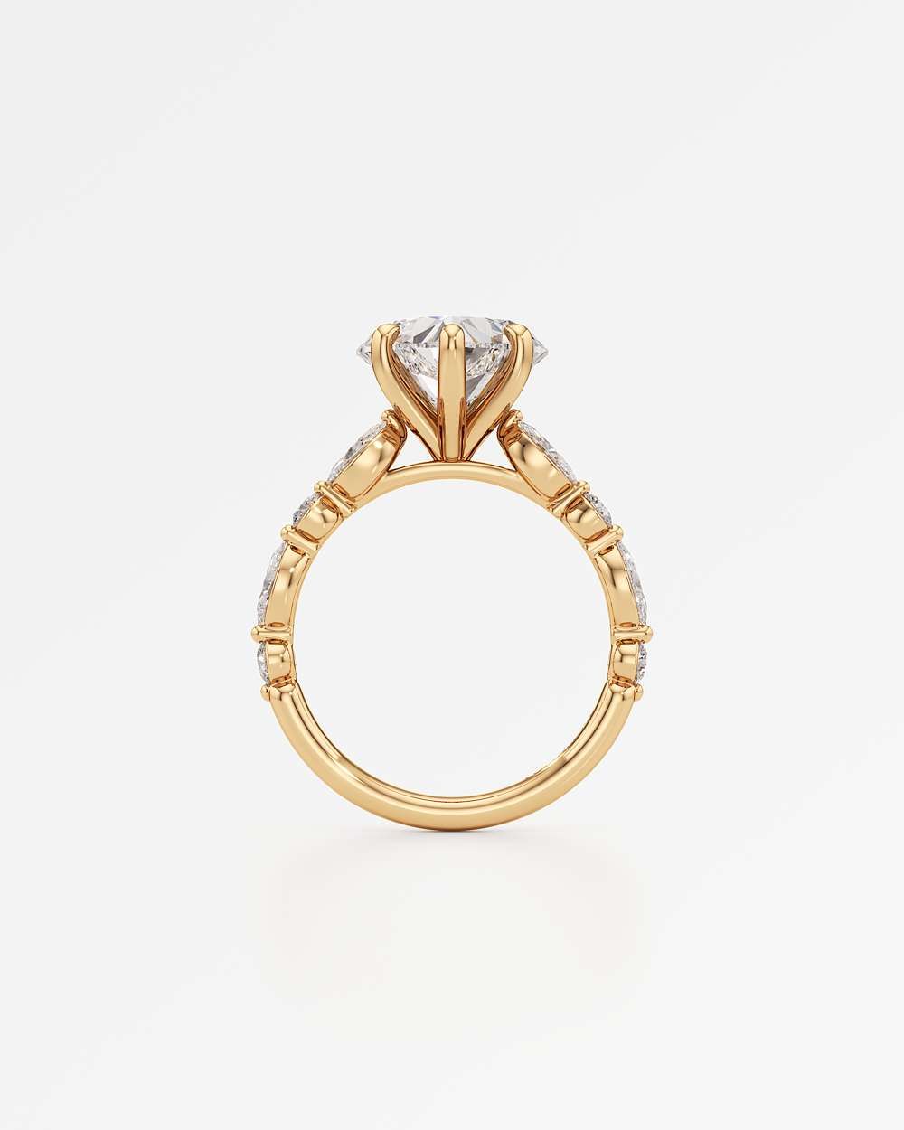 Zolaine Solitaire Diamond Engagement Ring