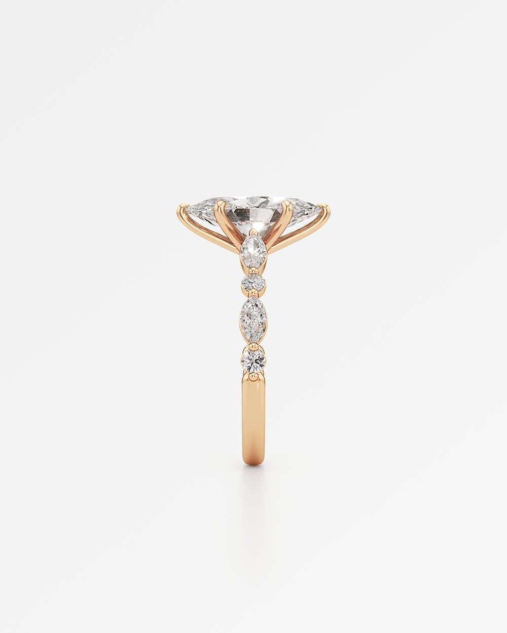 Zolaine Solitaire Diamond Engagement Ring