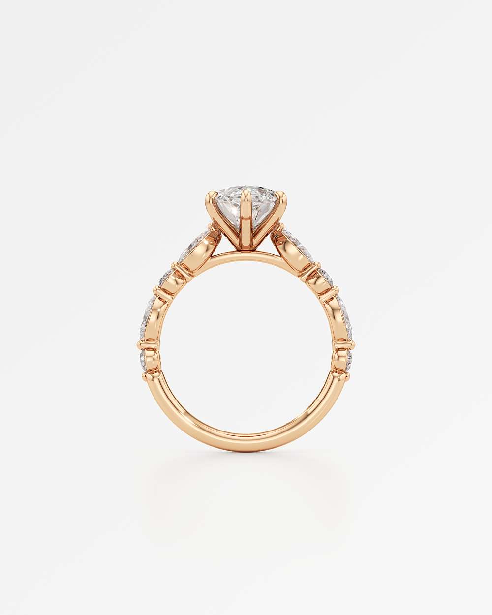 Zolaine Solitaire Diamond Engagement Ring
