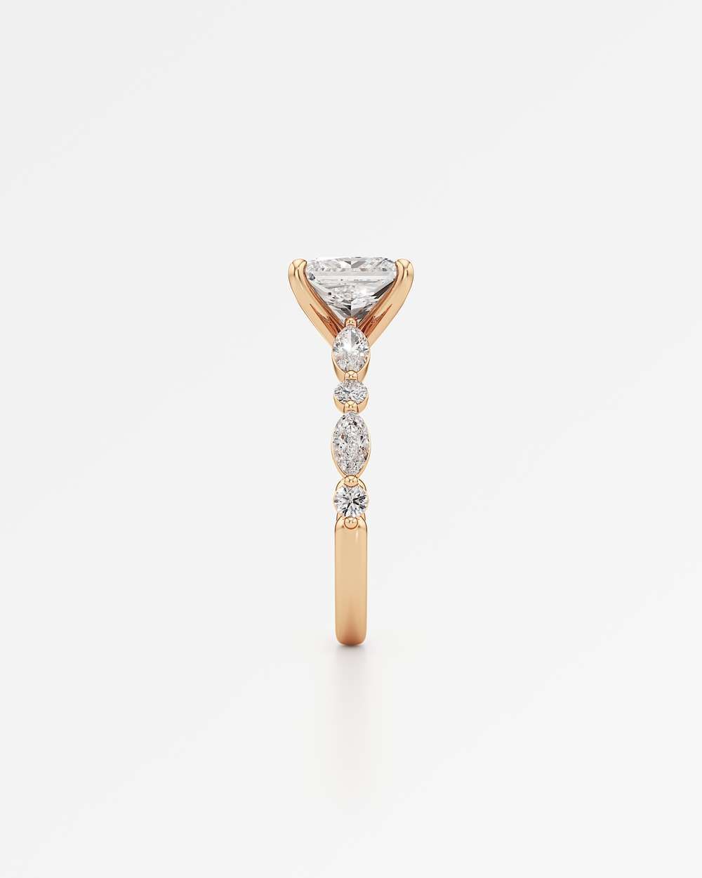 Zolaine Solitaire Diamond Engagement Ring